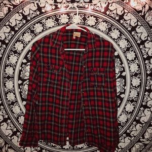 Dark Green, Red, and Yellow FLANNEL